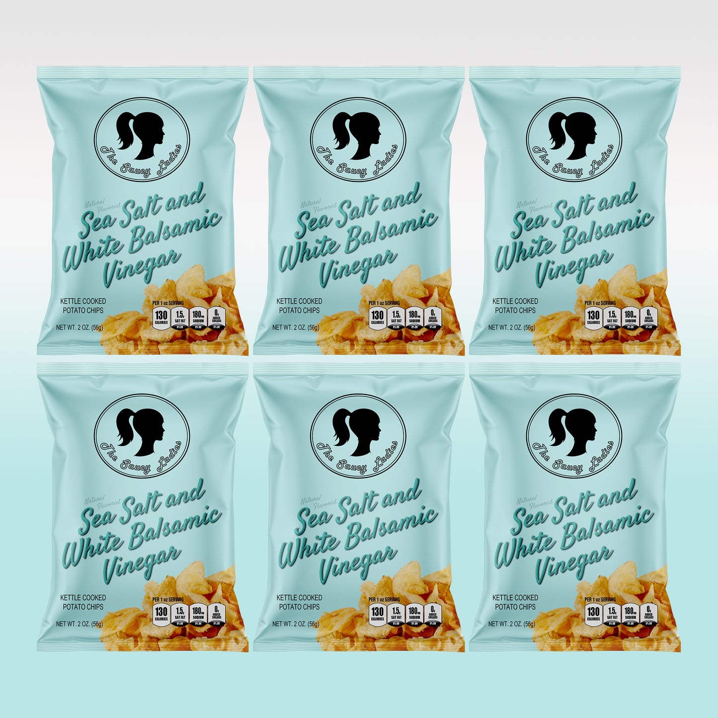 Sea Salt and White Balsamic Vinegar Kettle Chips