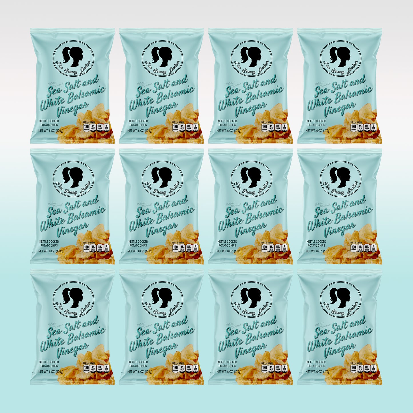 Sea Salt and White Balsamic Vinegar Kettle Chips