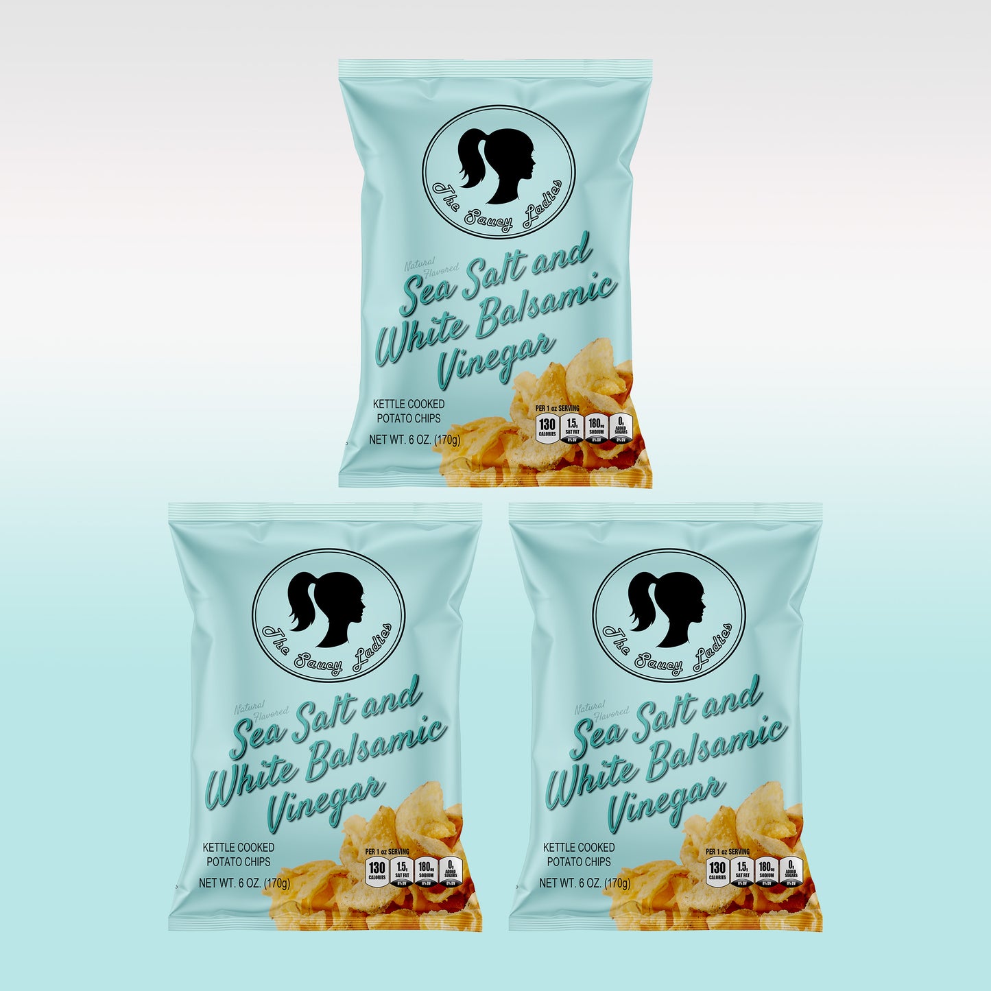 Sea Salt and White Balsamic Vinegar Kettle Chips