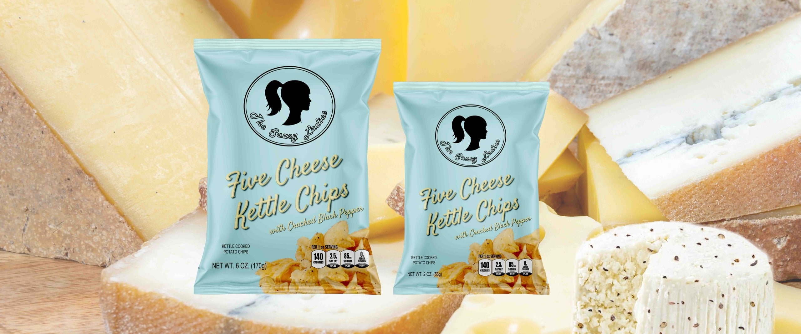 Saucy Ladies Chips Five Cheese Kettle